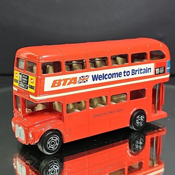 Corgi London Transport Routemaster Double Decker Bus BTA Welcome to Britain 4¾" - Picture 1 of 10
